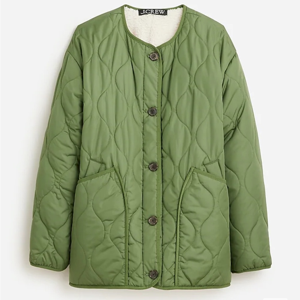 J.Crew Reversible Puffer Jacket NWT!